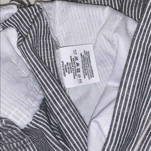Frank and Oak Good Cotton Striped Wide-Leg Pants - Picture 6 of 8